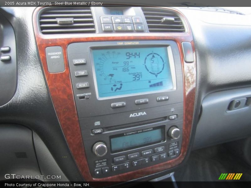 Steel Blue Metallic / Ebony 2005 Acura MDX Touring