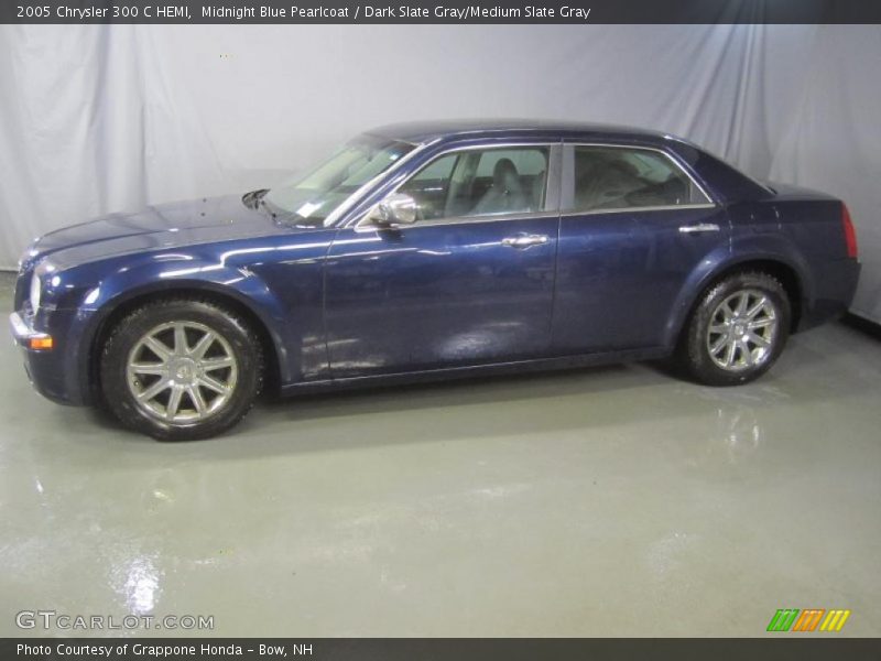 Midnight Blue Pearlcoat / Dark Slate Gray/Medium Slate Gray 2005 Chrysler 300 C HEMI