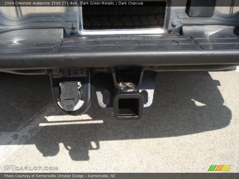 Dark Green Metallic / Dark Charcoal 2004 Chevrolet Avalanche 1500 Z71 4x4