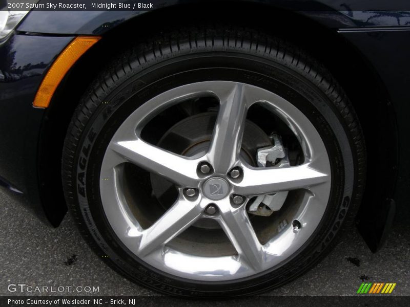 Midnight Blue / Black 2007 Saturn Sky Roadster