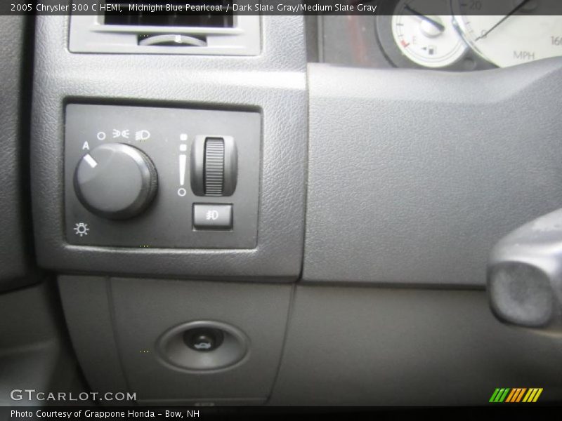 Midnight Blue Pearlcoat / Dark Slate Gray/Medium Slate Gray 2005 Chrysler 300 C HEMI