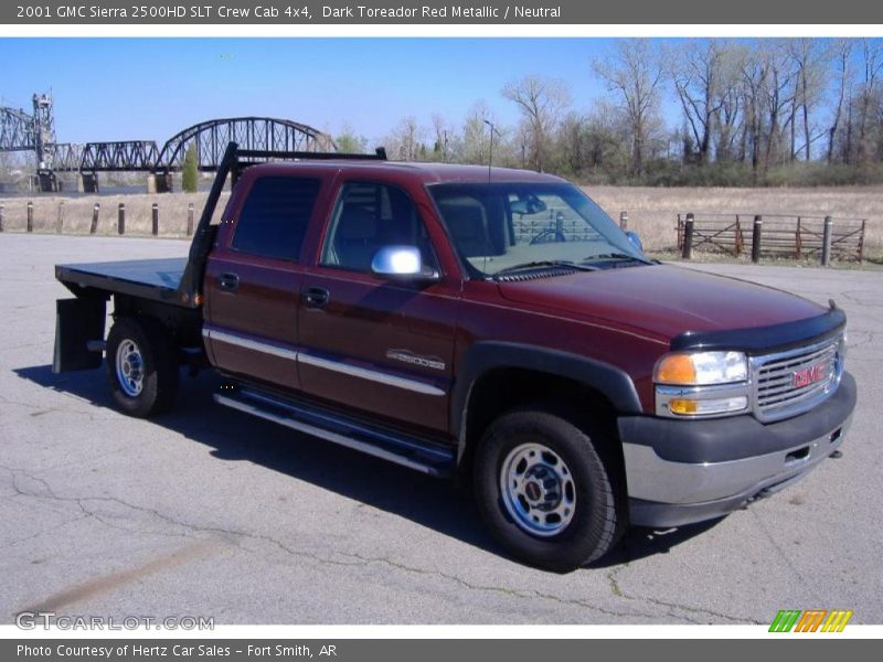 Dark Toreador Red Metallic / Neutral 2001 GMC Sierra 2500HD SLT Crew Cab 4x4