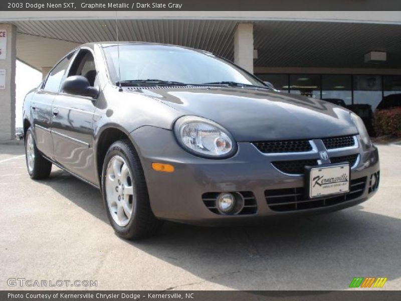 Graphite Metallic / Dark Slate Gray 2003 Dodge Neon SXT