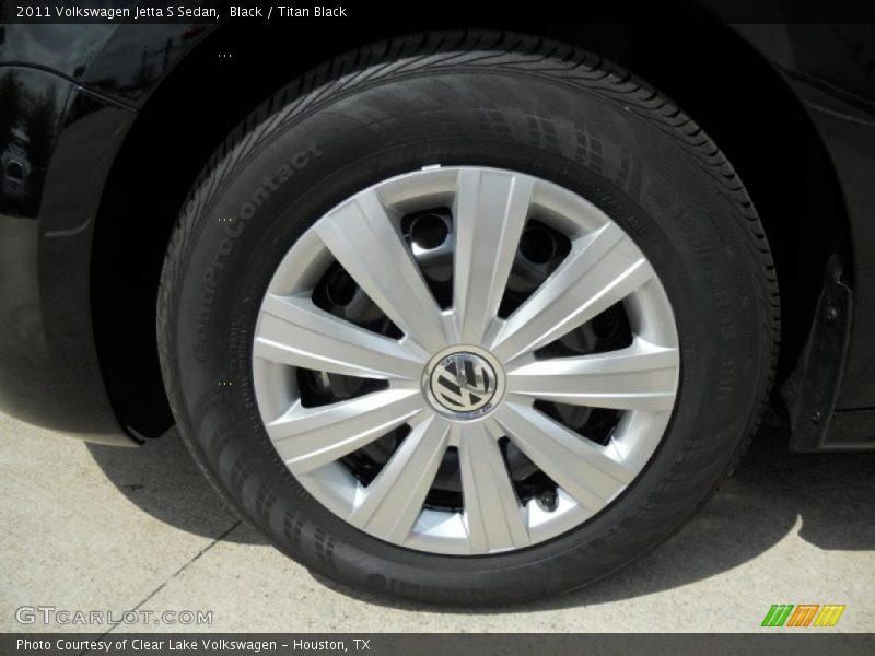 Black / Titan Black 2011 Volkswagen Jetta S Sedan