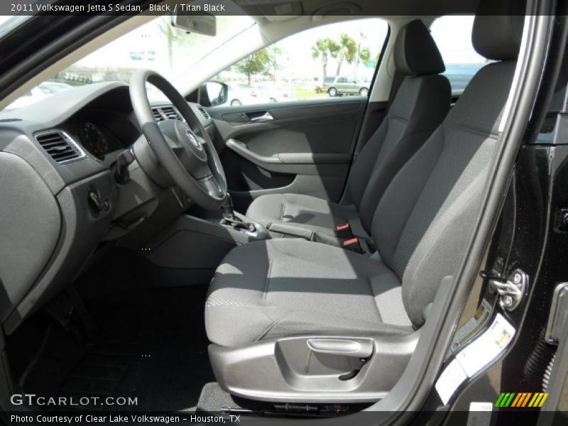 Black / Titan Black 2011 Volkswagen Jetta S Sedan