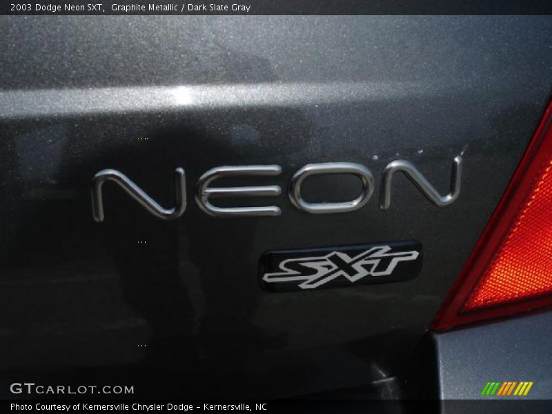 Graphite Metallic / Dark Slate Gray 2003 Dodge Neon SXT