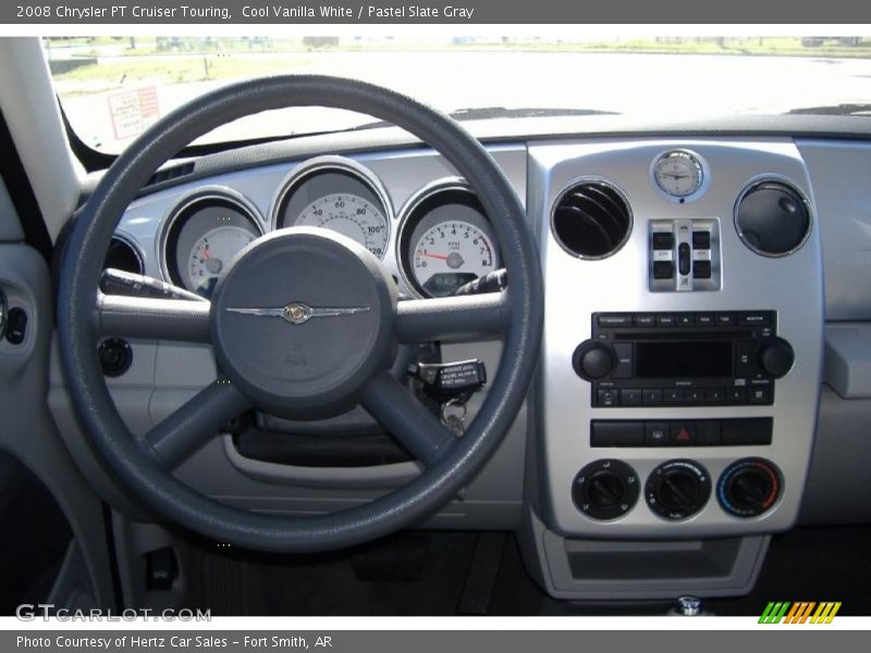 Cool Vanilla White / Pastel Slate Gray 2008 Chrysler PT Cruiser Touring