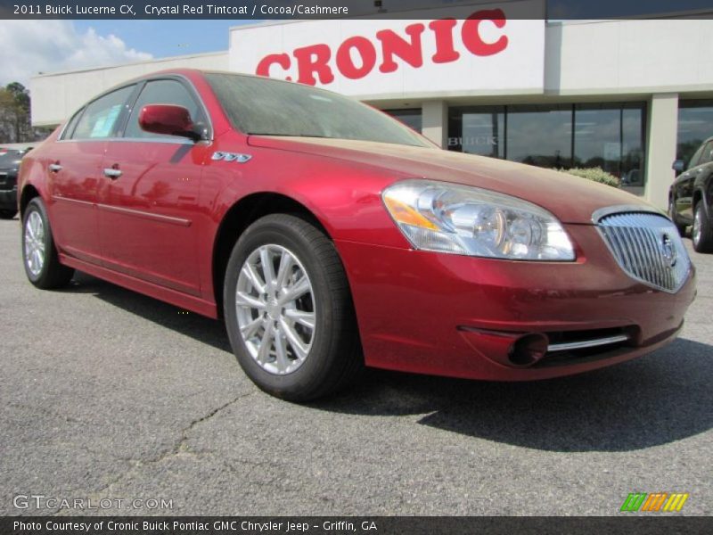 Crystal Red Tintcoat / Cocoa/Cashmere 2011 Buick Lucerne CX