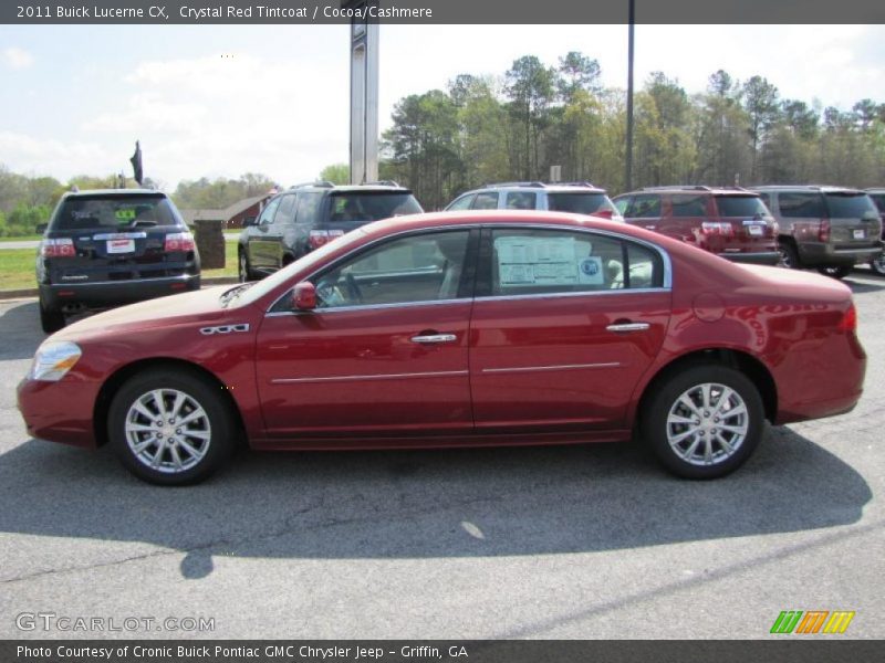 Crystal Red Tintcoat / Cocoa/Cashmere 2011 Buick Lucerne CX