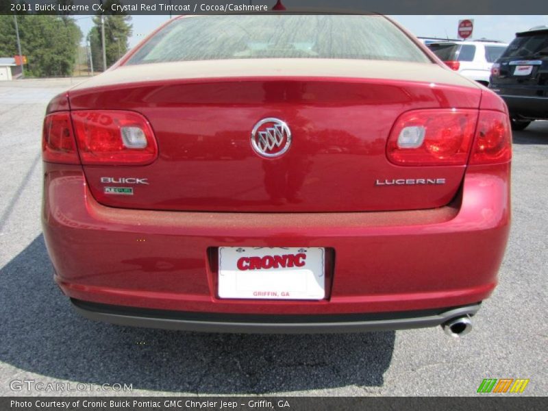Crystal Red Tintcoat / Cocoa/Cashmere 2011 Buick Lucerne CX