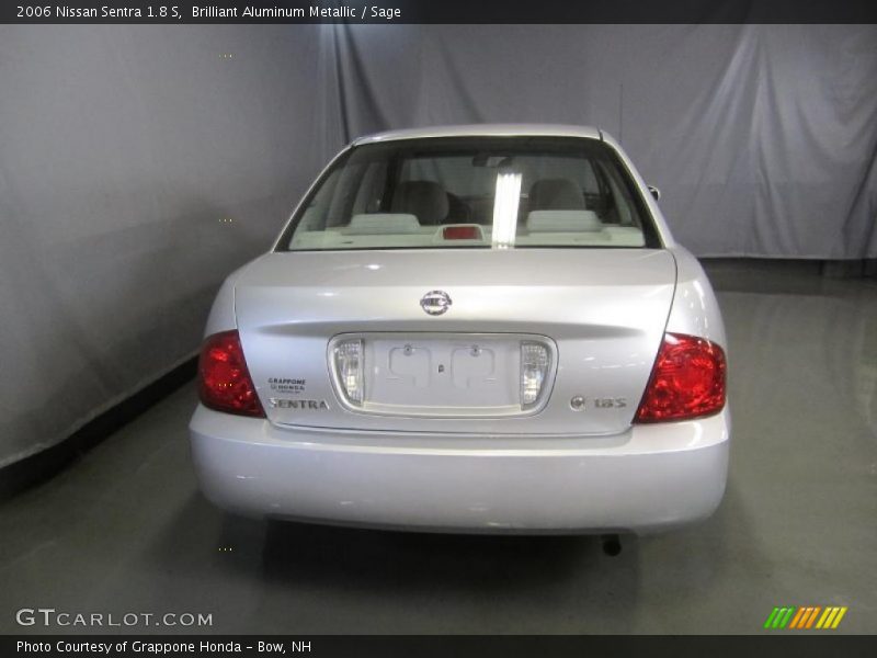 Brilliant Aluminum Metallic / Sage 2006 Nissan Sentra 1.8 S