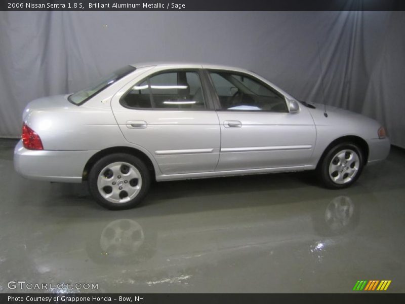 Brilliant Aluminum Metallic / Sage 2006 Nissan Sentra 1.8 S