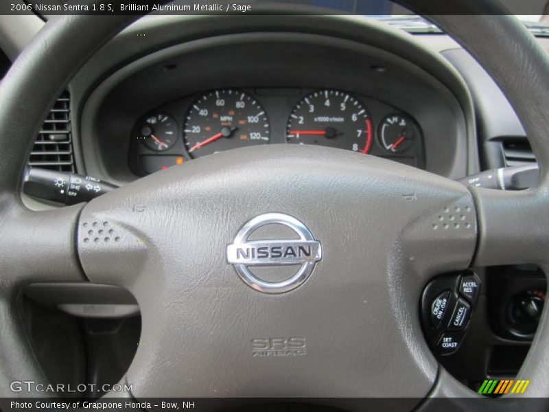 Brilliant Aluminum Metallic / Sage 2006 Nissan Sentra 1.8 S