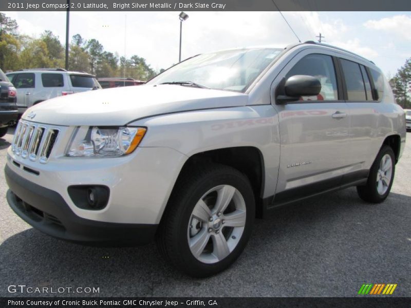 Bright Silver Metallic / Dark Slate Gray 2011 Jeep Compass 2.0 Latitude