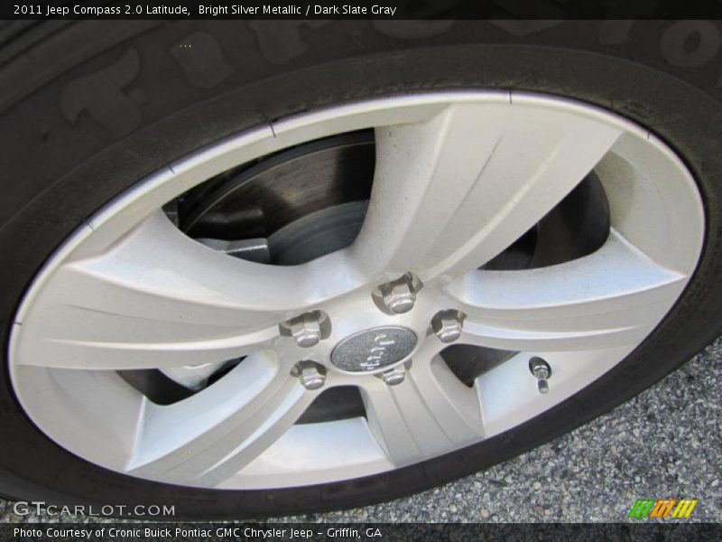 Bright Silver Metallic / Dark Slate Gray 2011 Jeep Compass 2.0 Latitude