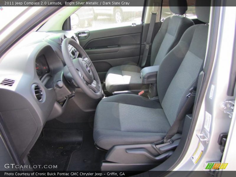 Bright Silver Metallic / Dark Slate Gray 2011 Jeep Compass 2.0 Latitude