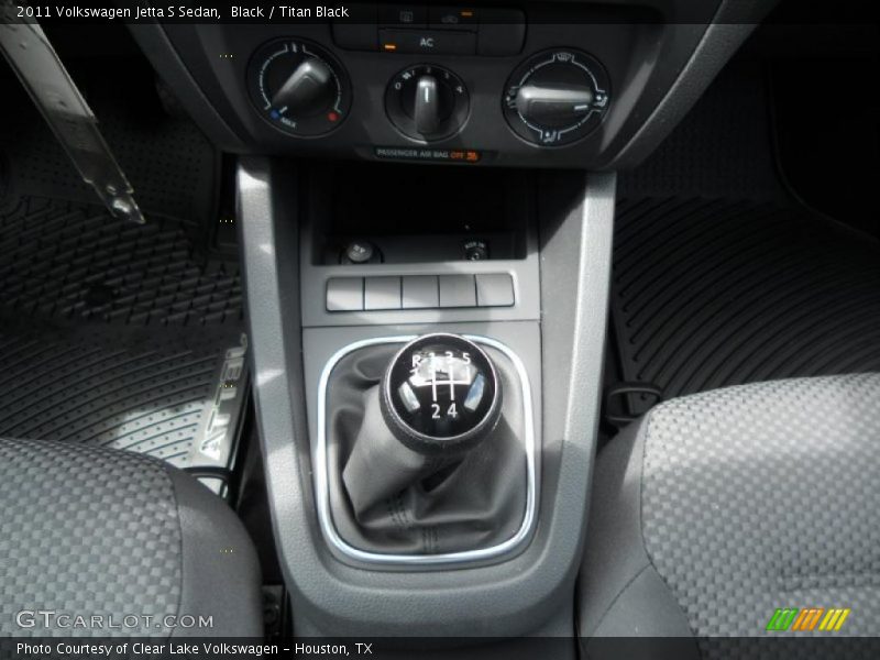  2011 Jetta S Sedan 5 Speed Manual Shifter
