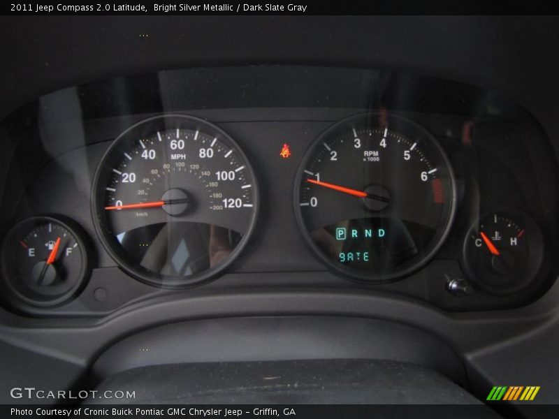 Bright Silver Metallic / Dark Slate Gray 2011 Jeep Compass 2.0 Latitude
