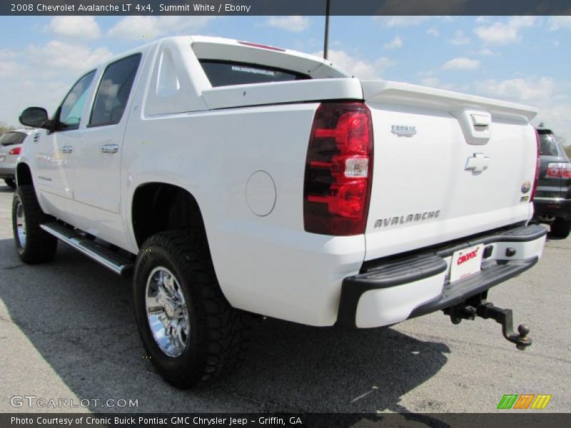 Summit White / Ebony 2008 Chevrolet Avalanche LT 4x4
