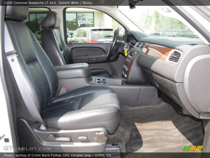 Summit White / Ebony 2008 Chevrolet Avalanche LT 4x4