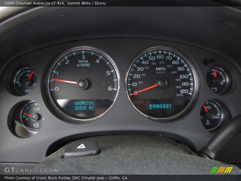 Summit White / Ebony 2008 Chevrolet Avalanche LT 4x4