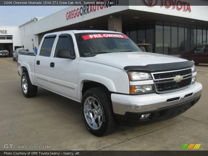 Summit White / Tan 2006 Chevrolet Silverado 1500 Z71 Crew Cab 4x4