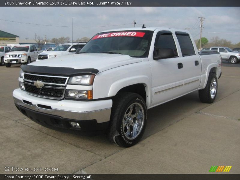 Summit White / Tan 2006 Chevrolet Silverado 1500 Z71 Crew Cab 4x4
