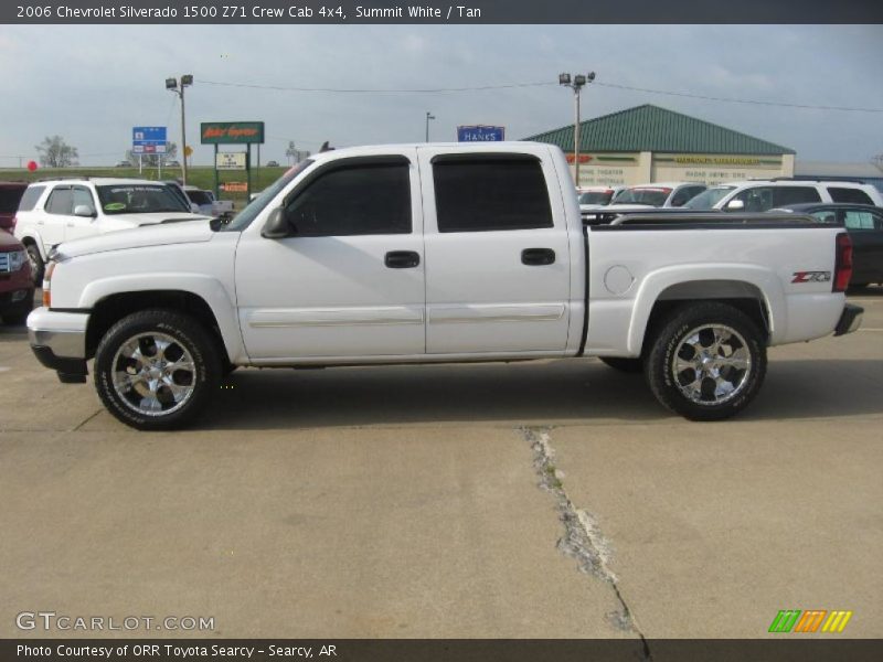Summit White / Tan 2006 Chevrolet Silverado 1500 Z71 Crew Cab 4x4