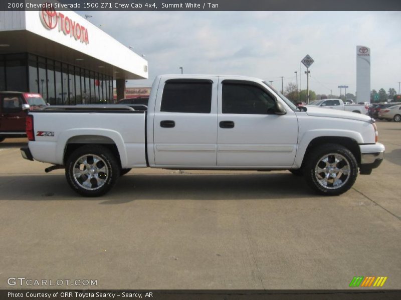 Summit White / Tan 2006 Chevrolet Silverado 1500 Z71 Crew Cab 4x4