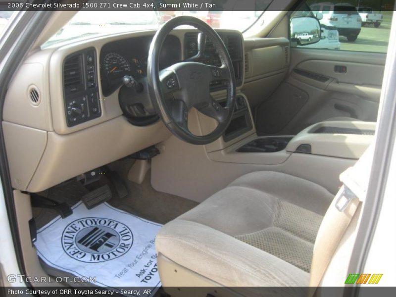 Summit White / Tan 2006 Chevrolet Silverado 1500 Z71 Crew Cab 4x4