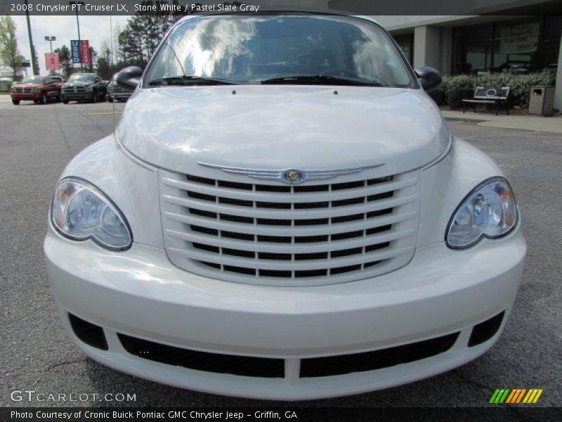Stone White / Pastel Slate Gray 2008 Chrysler PT Cruiser LX