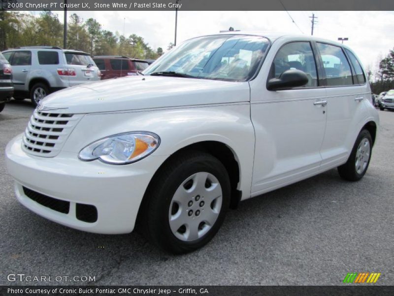 Stone White / Pastel Slate Gray 2008 Chrysler PT Cruiser LX