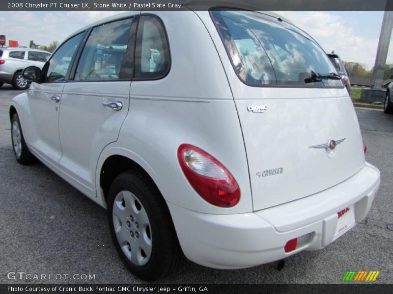 Stone White / Pastel Slate Gray 2008 Chrysler PT Cruiser LX