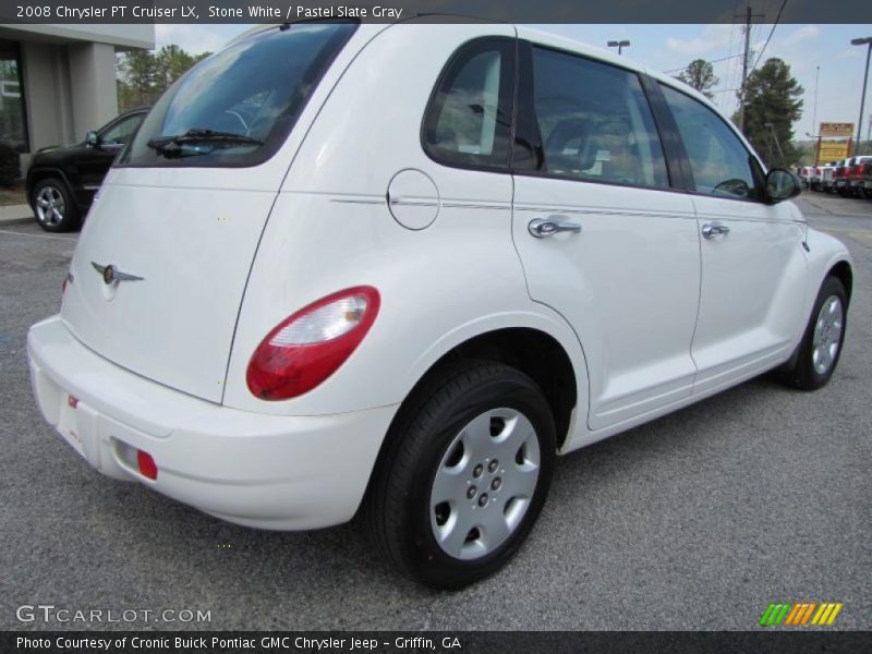 Stone White / Pastel Slate Gray 2008 Chrysler PT Cruiser LX