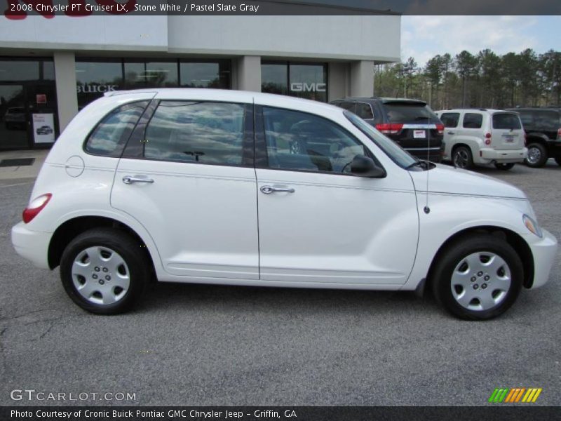 Stone White / Pastel Slate Gray 2008 Chrysler PT Cruiser LX