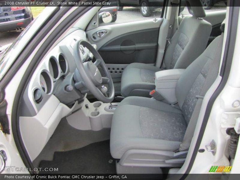 Stone White / Pastel Slate Gray 2008 Chrysler PT Cruiser LX