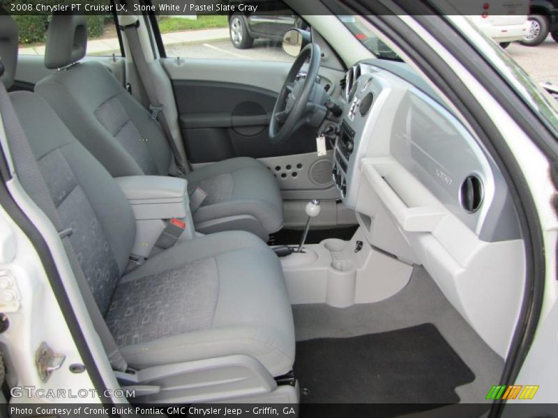 Stone White / Pastel Slate Gray 2008 Chrysler PT Cruiser LX