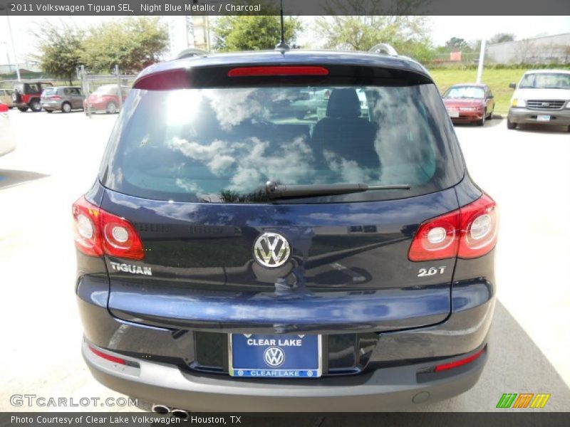 Night Blue Metallic / Charcoal 2011 Volkswagen Tiguan SEL