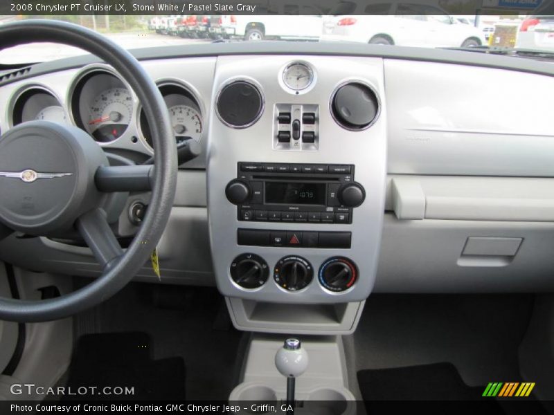 Stone White / Pastel Slate Gray 2008 Chrysler PT Cruiser LX