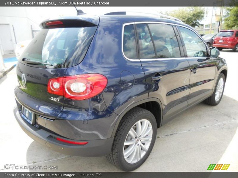 Night Blue Metallic / Charcoal 2011 Volkswagen Tiguan SEL