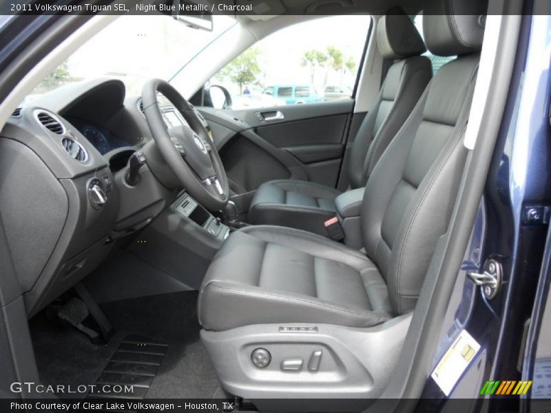 Night Blue Metallic / Charcoal 2011 Volkswagen Tiguan SEL