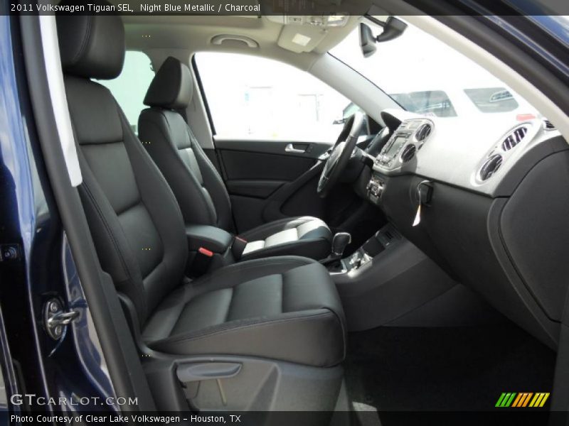 Night Blue Metallic / Charcoal 2011 Volkswagen Tiguan SEL