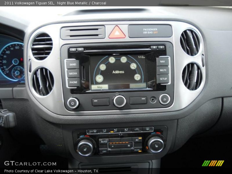 Night Blue Metallic / Charcoal 2011 Volkswagen Tiguan SEL