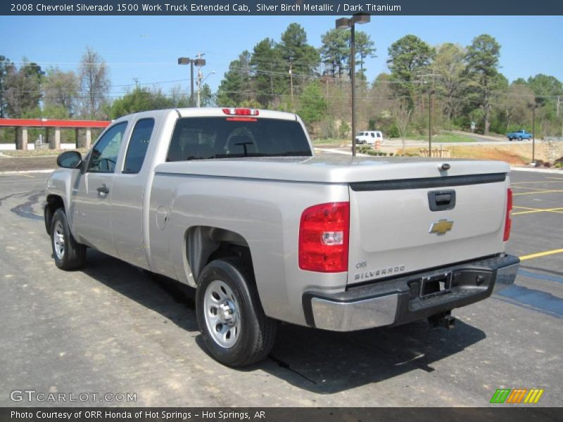  2008 Silverado 1500 Work Truck Extended Cab Silver Birch Metallic