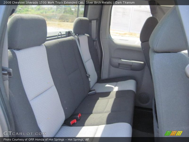 Silver Birch Metallic / Dark Titanium 2008 Chevrolet Silverado 1500 Work Truck Extended Cab