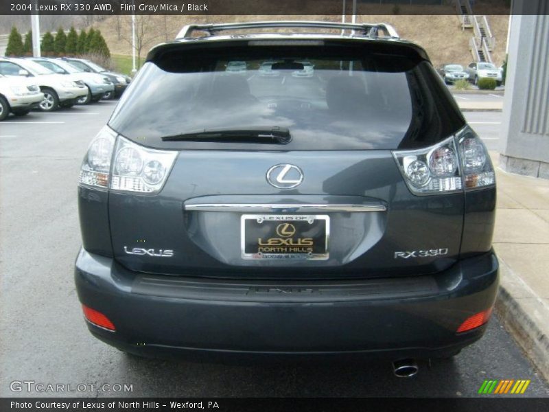 Flint Gray Mica / Black 2004 Lexus RX 330 AWD