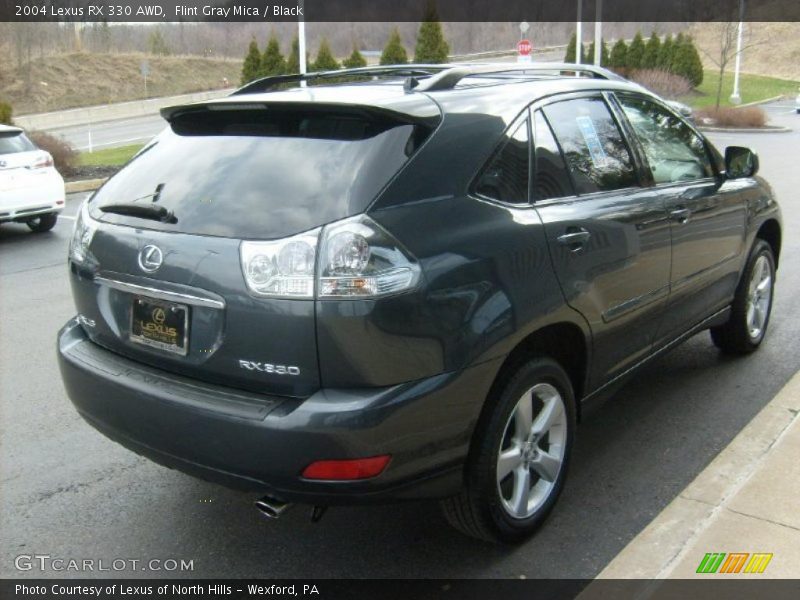 Flint Gray Mica / Black 2004 Lexus RX 330 AWD