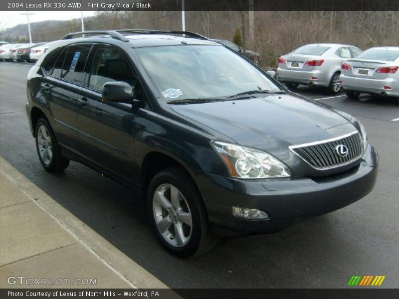 Flint Gray Mica / Black 2004 Lexus RX 330 AWD