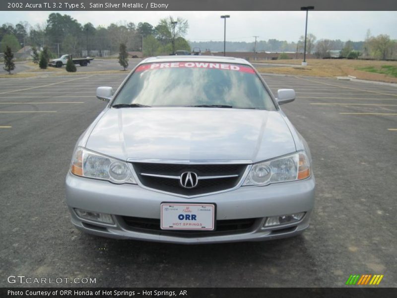 Satin Silver Metallic / Ebony 2002 Acura TL 3.2 Type S