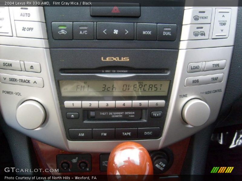 Flint Gray Mica / Black 2004 Lexus RX 330 AWD
